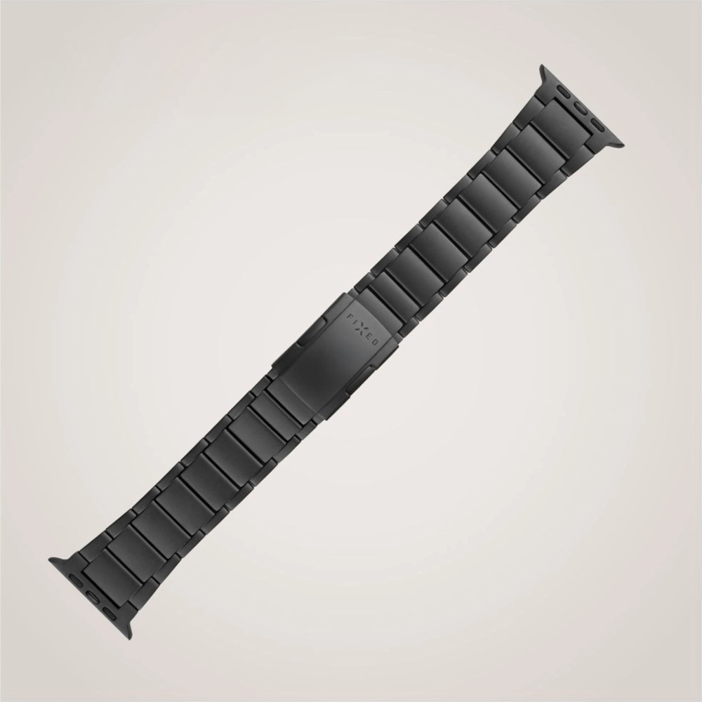 Tytanowy pasek Fixed Titanium Strap do Apple Watch 49/46/45/44 mm w kolorze czarnym.